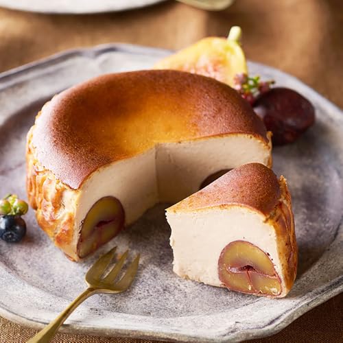 栗のバスクチーズケーキ(4号12cm) 濃厚 チーズ ケーキ スイーツ 栗 マロン おやつ お菓子 洋菓子 ギフト 贈り物
