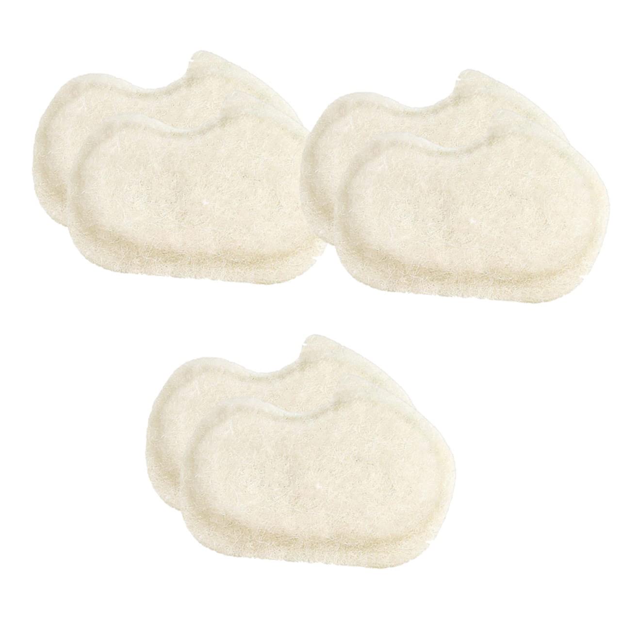 COLLBATH 6pcs Felt Forefoot Pad metatarsal arch pads inserts to make shoes fit tighter half inner sole forefoot sleeve orthopedic insoles gel insoles shoes supplies wool felt heel pad lace