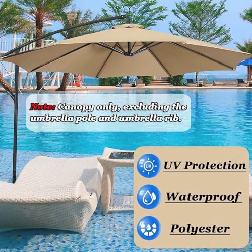 Toldo de repuesto para sombrilla解决布料老化问题 cubierta cuadrada para parasol voladizo 4