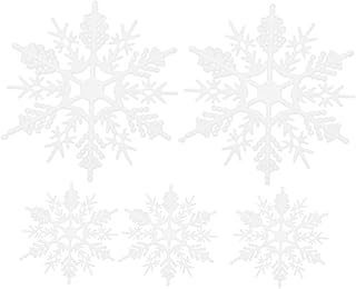 Toyvian 5 Pçs Árvore De Natal Pendurado Ornamentos Pingente De Floco De Neve Pingente De Natal Árvore De Natal DIY Ornamento Pendurado Decoração Adereços De Festa De Natal Ornamento De