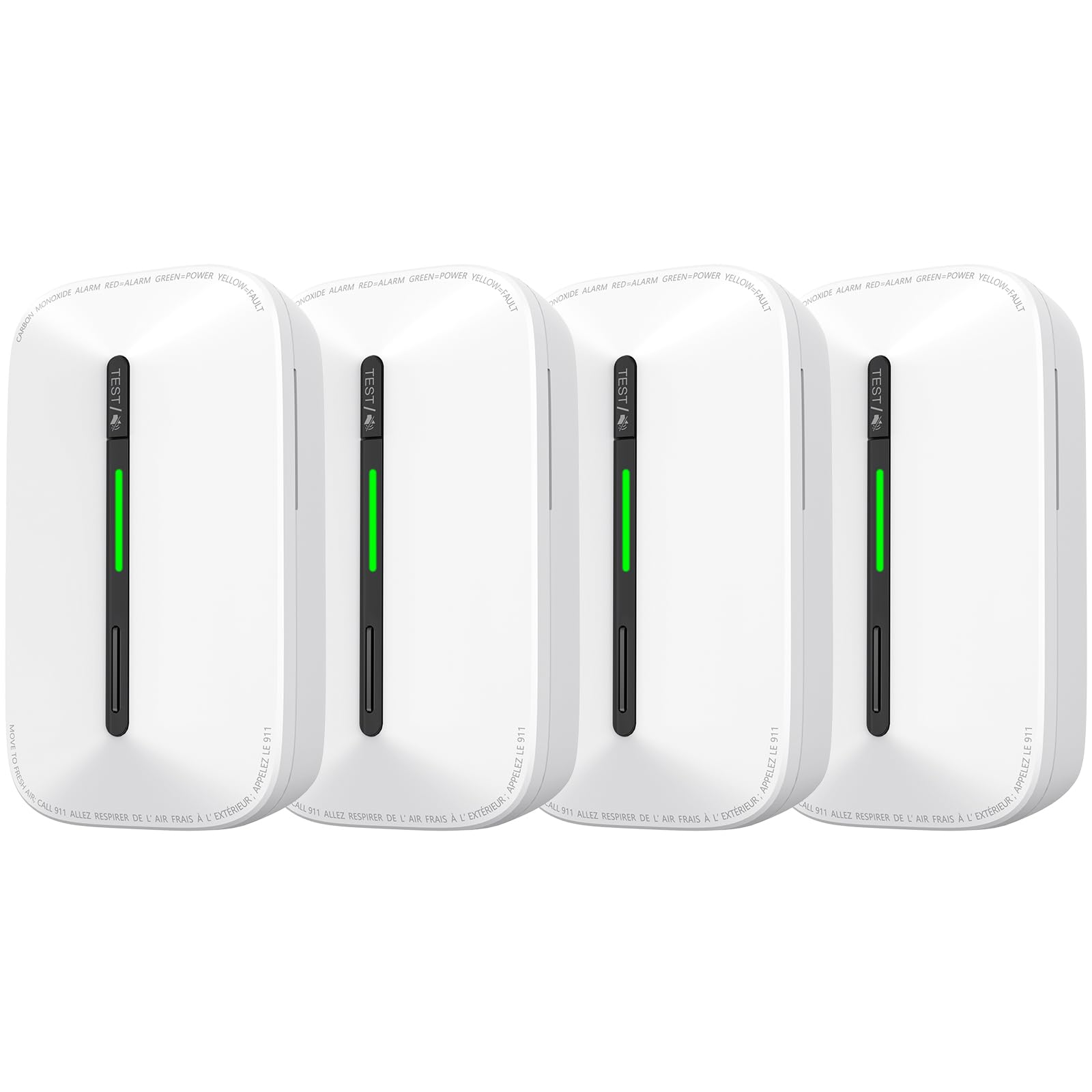 Siterlink Carbon Monoxide Detectors Plug in,10 Year Replaceable Battery
