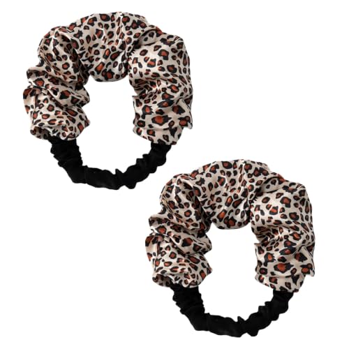 2 Set Leopard Print Heatless Hair Curler, Overnight Curls