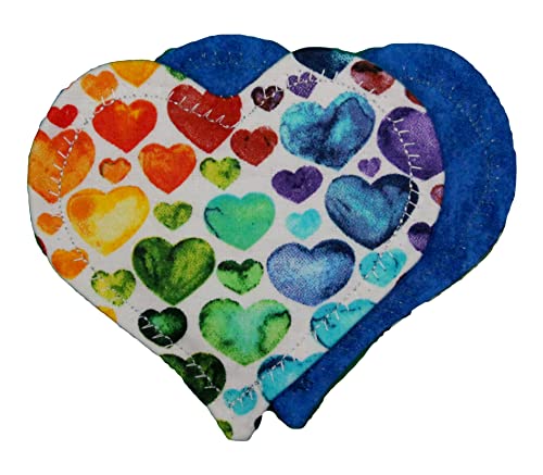 Happy Turtle Creations Scent Bonding Hearts Aromatherapy for Baby Boys; NICU Needs (Blue2)