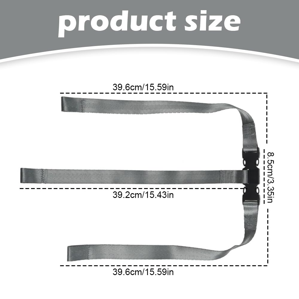 1 pcs High Chair Straps, 3 Point Safety Belts, Safety Harness for High Chair Child Safety Chair Strap - Image 2