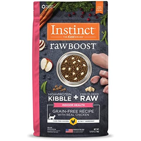 Instinct Raw Boost Indoor Health Grain Free Recipe with Real Chicken Natural Dry Cat Food Cover