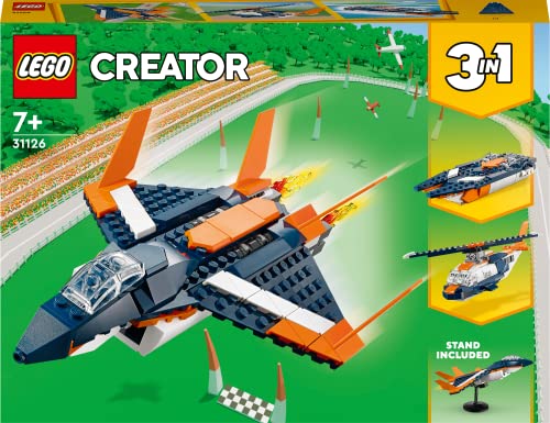 Image of LEGO Creator 3in1 Supersonic Jet 31126 Building Kit (215 Pieces)