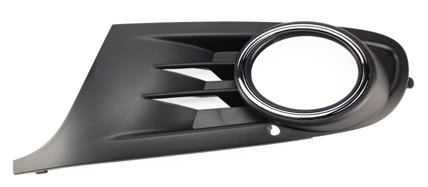 Griglia Paraurti Anteriore Sx Per Golf 6 MK6 VI da 2008 a 2012 Cornice Mostrina Inferiore Copertura Fendinebbia Sinistro Con Anello Cromato