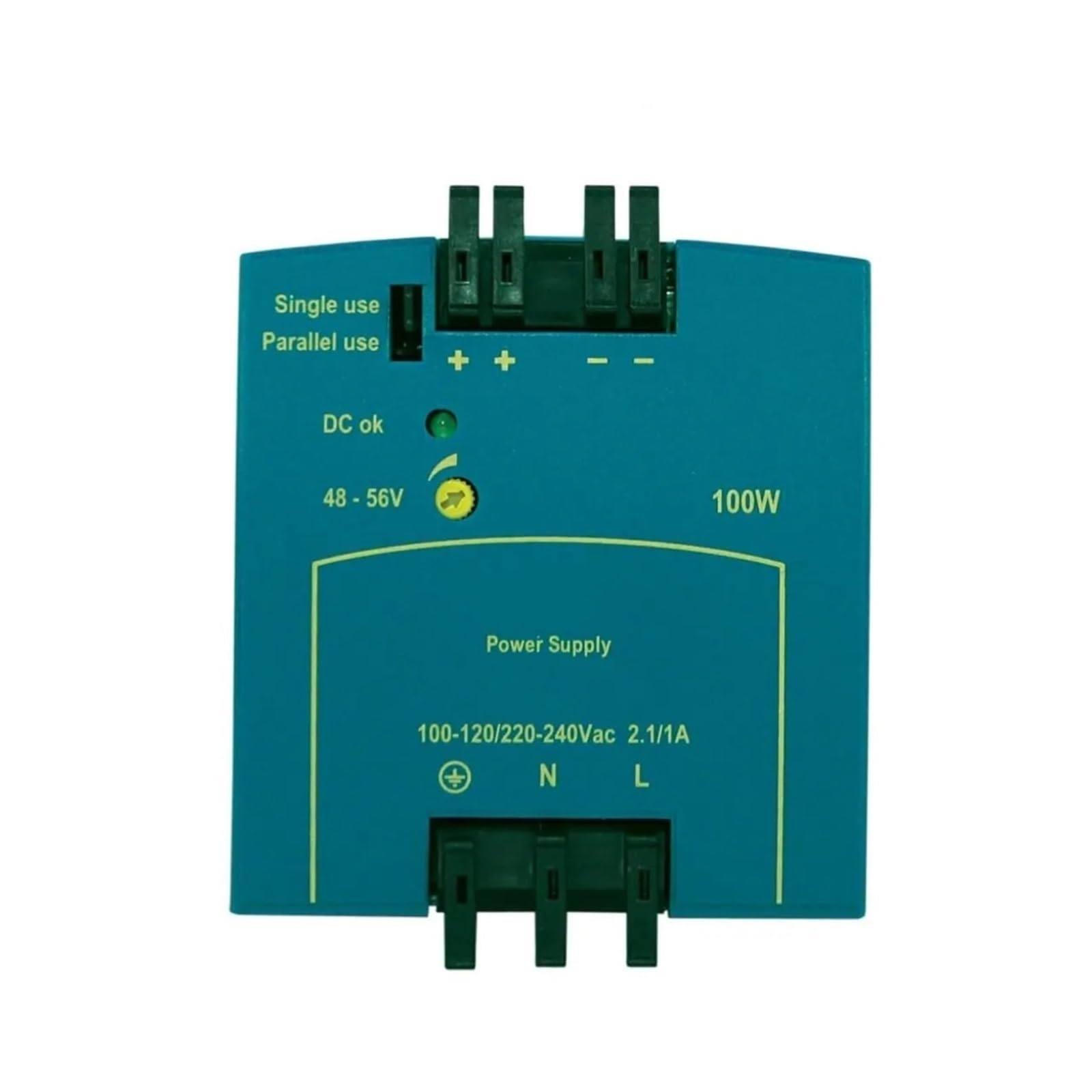 Alimentations sur Rail DIN ML100.105 monophasées 48 V, 2,1 A