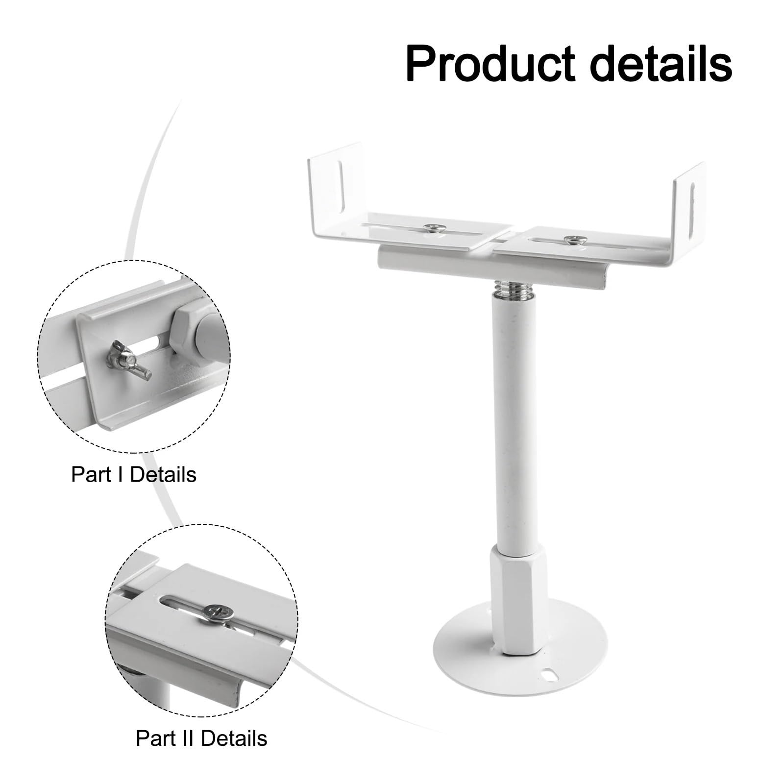 Soportes De Suelo para Radiadores Soporte de radiador 2 uds., Soportes Suelo Aluminio for calefacción, Soporte Ajustable en Altura(Adjustable 26-31 cm)