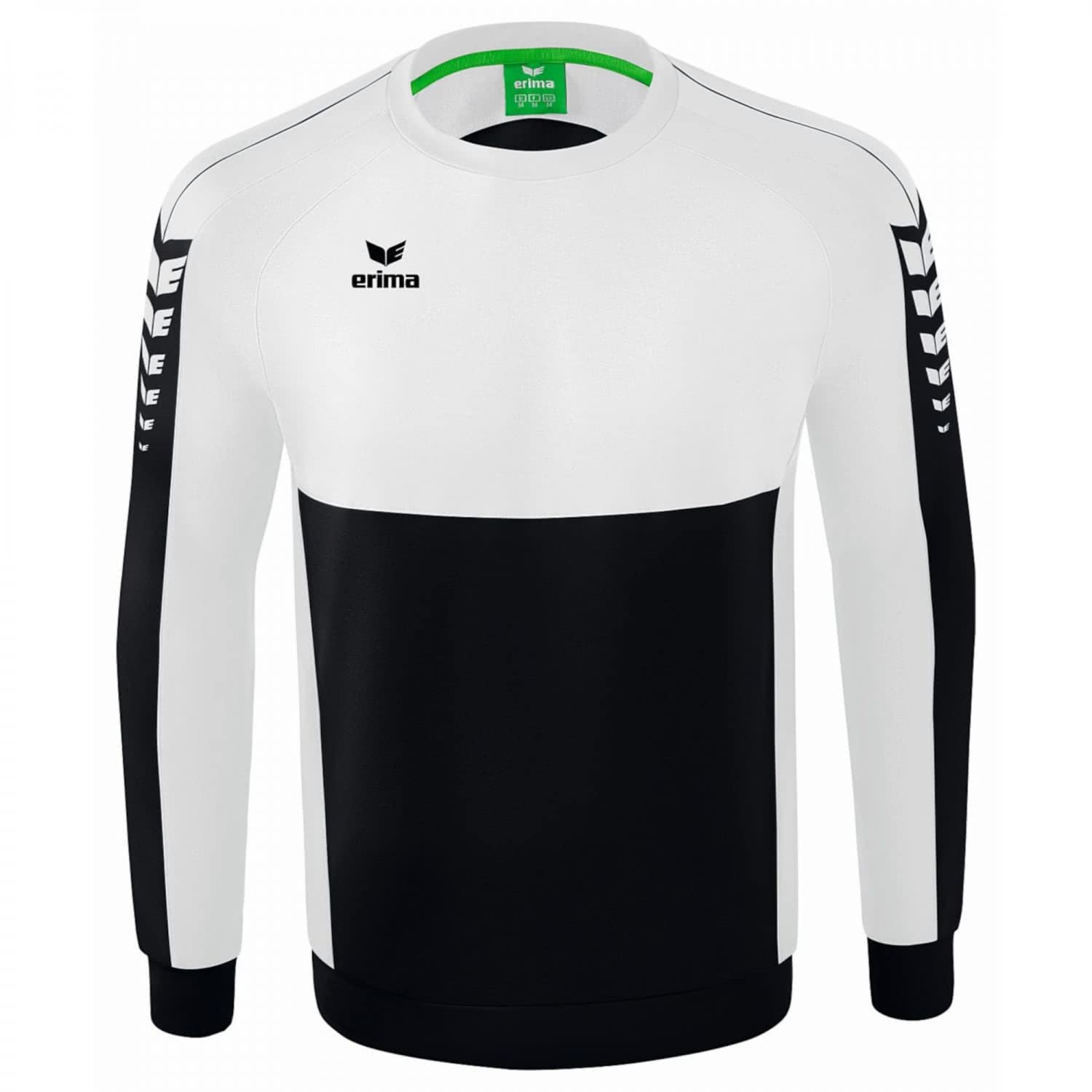 Erima Adult Casual Six Wings Sweatshirt, Black, XL