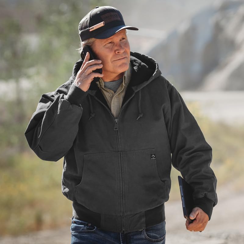 Image of DRI DUCK Cheyenne Men's Cotton Canvas Hooded Work Jacket, 5020