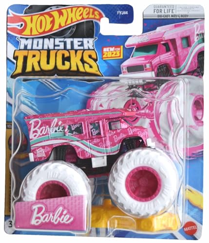 ホットウィール　モンスタートラック　バービー Hot Wheels Monster Trucks Barbie Ultimate Camper, Includes