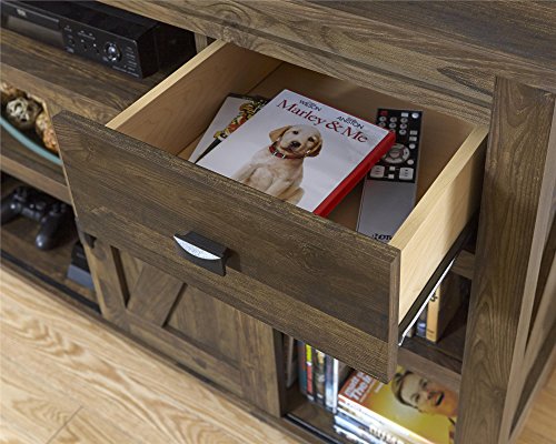 Ameriwood Home Farmington TV Stand for TVs up to 60" Wide, Rustic - Thumbnail 3