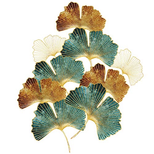 Vinilos decorativos hojas Ginkgo multicolor 3D pack 2