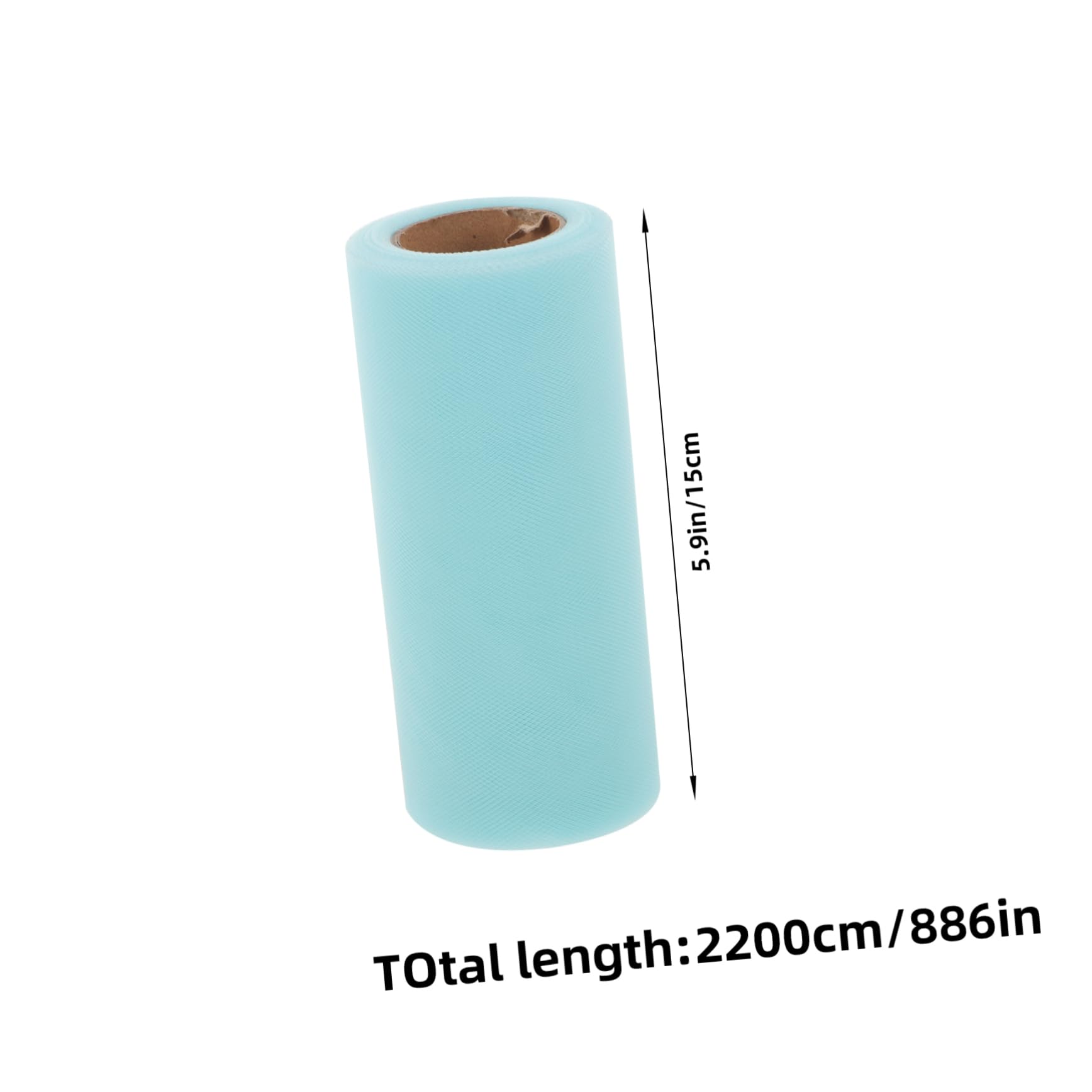 ULDIGI 1 Roll Mesh Roll Wedding Decorations for Ceremony Wedding Ribbon Decorative Wedding Tulle Arch for Wedding Decor for Table Rose Arch Floral Curtain Table Decor Polyester White