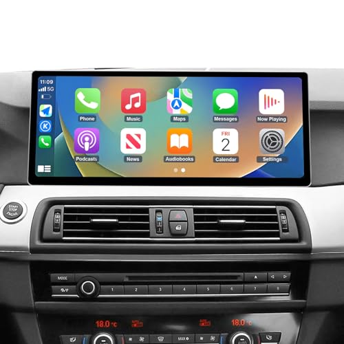Road Top pantalla CarPlay 12.3 para BMW 5 Series F10/F11 miniatura 1