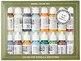 vallejo game color set 72 Entretenimiento VALLEJO-3070146 70146 VALLEJO Model Color Set 16 CO, Multicolor, 17 ml (Paquete (3070146)