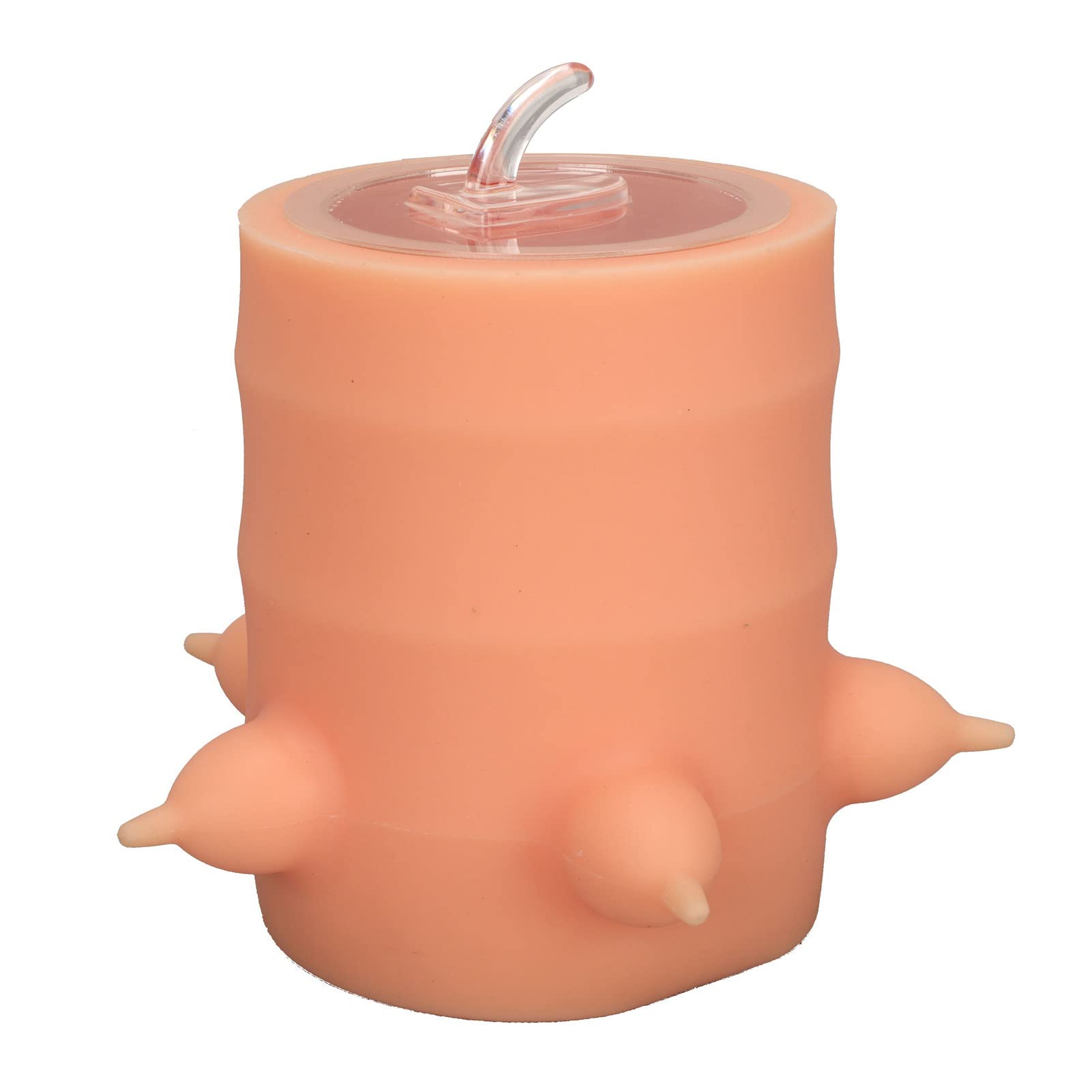 Pssopp Alimentador de Pezón de Kitty de Perros 400 Ml de Mascotas Máquinas de Alimentación de Leche, Anti -flatulencia y sin Diseño de Reflujo, Fugas y Tipos Descendentes, Material de Silicona