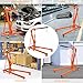 Hydraulic Engine Hoist 2 Ton, Cherry Picker Shop Crane with 6 Casters and Telescopic Boom, 4400 Lbs Heavy Duty Engine Hoist Crane Lift for Garage, Workshop, Automotive Repair, Orange