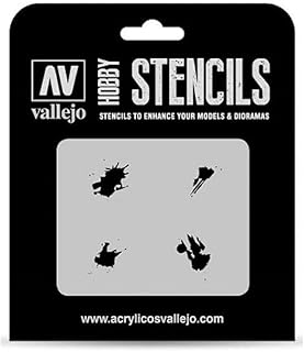 Vallejo VALST-TX004 Scale Model Stencil Set