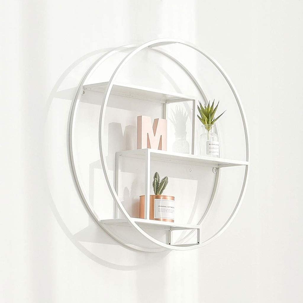 壁掛け収納ラック★⭐︎シェルフ棚 Amazon｜壁 棚 壁掛け棚 ウォールシェルフ 飾り棚 おしゃれ 丸型