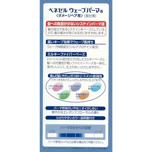 Venezel Wave Perm Liquid For Damaged Hair Part