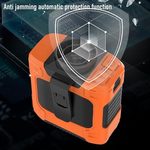 Ventilador de cadera recargable de 10.000 mAh con luz LED naranja 5