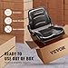 VEVOR Universal Forklift Seat, Fold Down Tractor Seat with Adjustable Angle Back and Micro Switch, 6.3-13.4 inch Extended Slot Comfortable Forklift Seat for Tractor Loader Excavator
