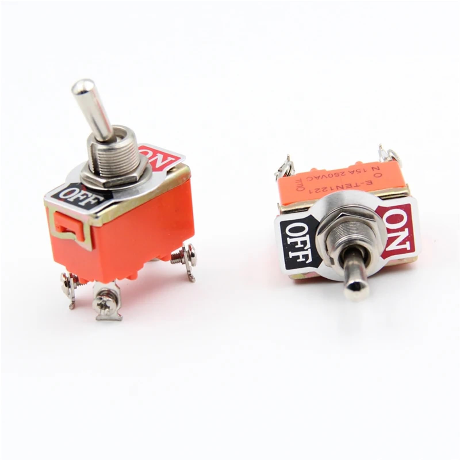 Tuimelsschakelaar orange 15A E-TEN1221 micro schakelaar pour rénover vos lampes et appareils d'atelier