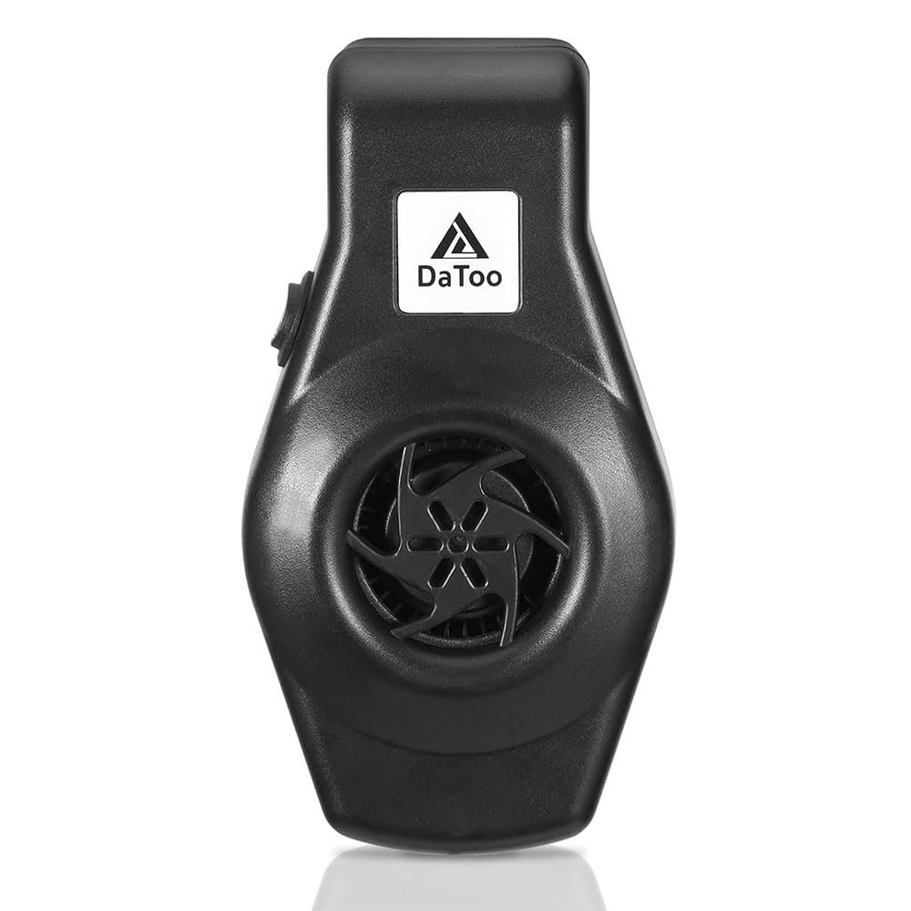 DaToo Mini Aquarium Chiller Small Fish Tank Fan Aquarium Cooling Fan 2-Level Speed Adjustable Aquarium Cooler Quiet Aquarium Fan with Wide Angle Wind Suitable for (6-15Gal) Fish Tank