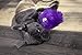 goDog Furballz Squeaky Plush Ball Dog Toy, Chew Guard Technology - Purple, Small