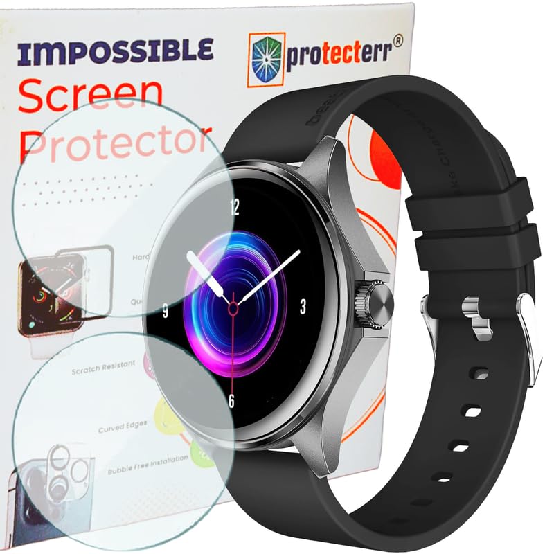 Image of 2-Pack| Screen Protector /Guard for beatXP Nuke 1.32 inch Smartwatch -Not A Tempered Glass
