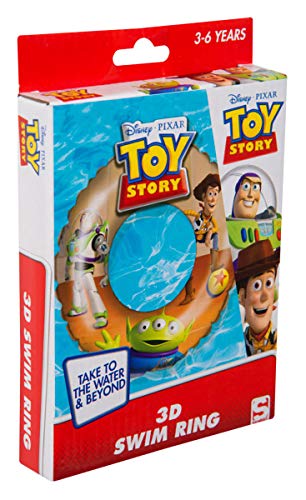 Sambro Disney Story 4 Outdoor Inflatable Swim Ring, Pool Floats,Water Fun Summer Beach Toy for Kids, Featuring Woody, Buzz Jessie