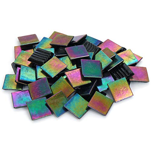 Milltown Merchants™ Iridescent Mosaic Tile (3 Pound, Black - 3/4