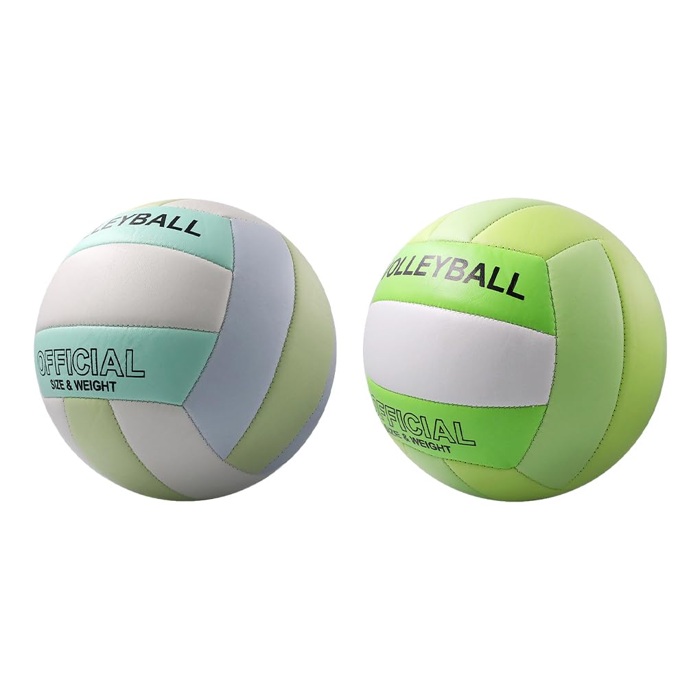 5 Ensemble de Volley-ball pour l'extérieur, ingrédients écologiques, artisanat exquis, Match Durable, entraînement en PVC, volley-ball en plein air, bleu