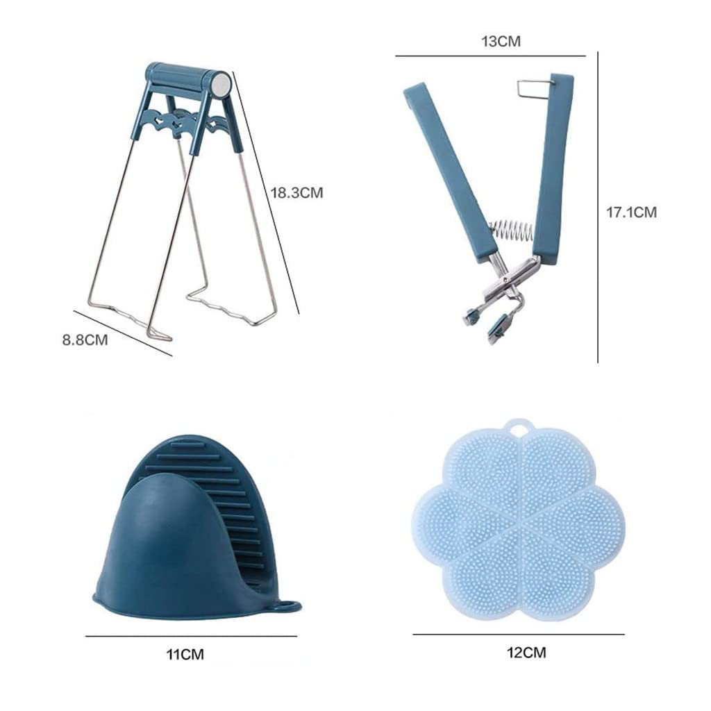 2er Set Anti-Verbrühungs-Schüssel-Clips Aus Silikon – Hitzebeständig, Rutschfest, Für Töpfe & Mikrowellen
