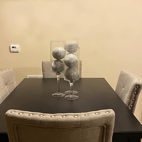 Miniatura 13 de Bolas decorativas para cuencos, bolas decorativas de 3.15 pulgadas, orbes y esferas decorativas agrietadas para rellenos de jarrones, centro de mesa