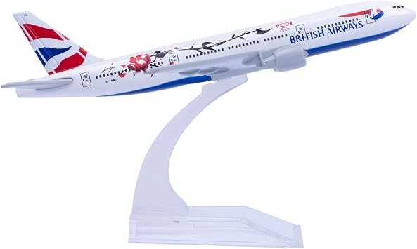 Model Airplane 1400 Metal Plane Die-Cast Alloy B777 Plane for Gift & Collection
