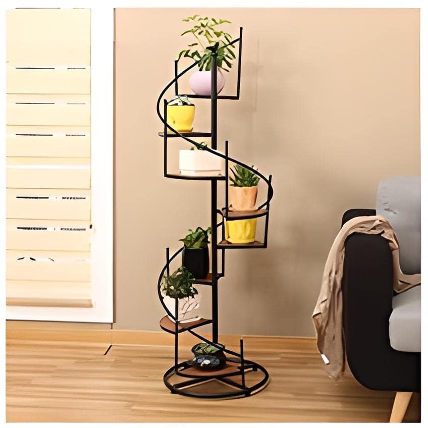 See full amazon price history chart for APEROL DESIGN 8 Tier Metal Plant Stand Flowers Pot Wood Shelf Spiral Ladder Stair Display Rack(90x23x23 cm)(Black) Plant Container Set APEROL DESIGN 8 Tier Metal Plant Stand Flowers Pot Wood Shelf Spiral Ladder Stair Display Rack(90x23x23 cm)(Black) Plant Container Set (B0D9SMDV8L) Amazon Price History, Amazon Price Tracker