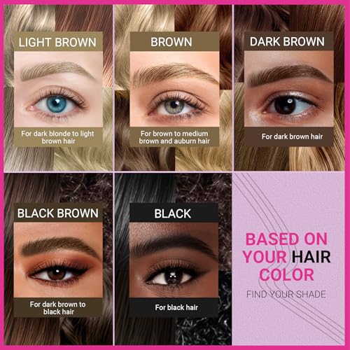 Imethod DARK BROWN 2-IN-1 BROW PEN Eyebrow Pen - Eyebrow Pencil Magic 2-In-1 Eye Brow Pencils thumb #5