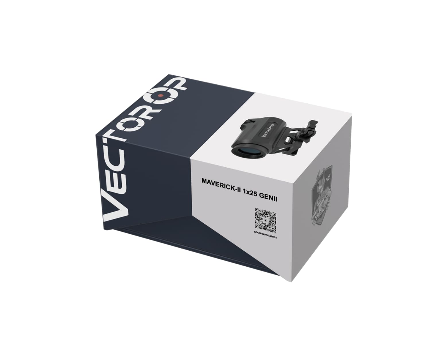 Vector Optics SCRD-72 Maverick-II 1x25 Genii Motion Sensor Red Dot Visiera per sport, airsoft e caccia