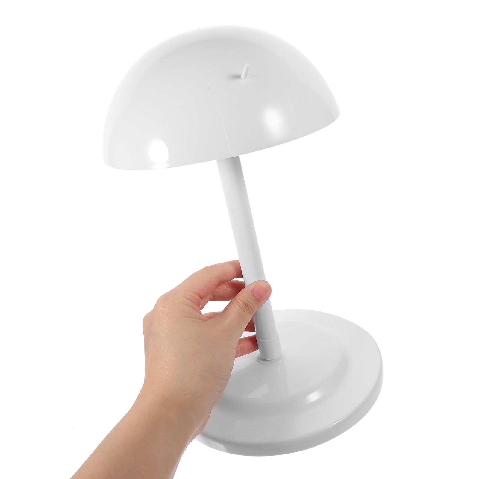 Healeved Einstellbarer Höhe Perückenständer 11.42X7.48X3.15 Zoll Tragbarer Perückenhalter Und Hutanzeigestand Robuster Perückenanzeigehalter Für Salon Und Zuhause