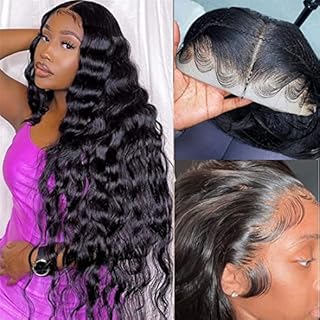 180% Density 13x6 Lace Front Wigs Human Hair 22 inch MSGEM Brazilian Body Wave HD Transparent Lace Frontal Wigs for Black Women Pre Plucked With Baby Hair Natural Color