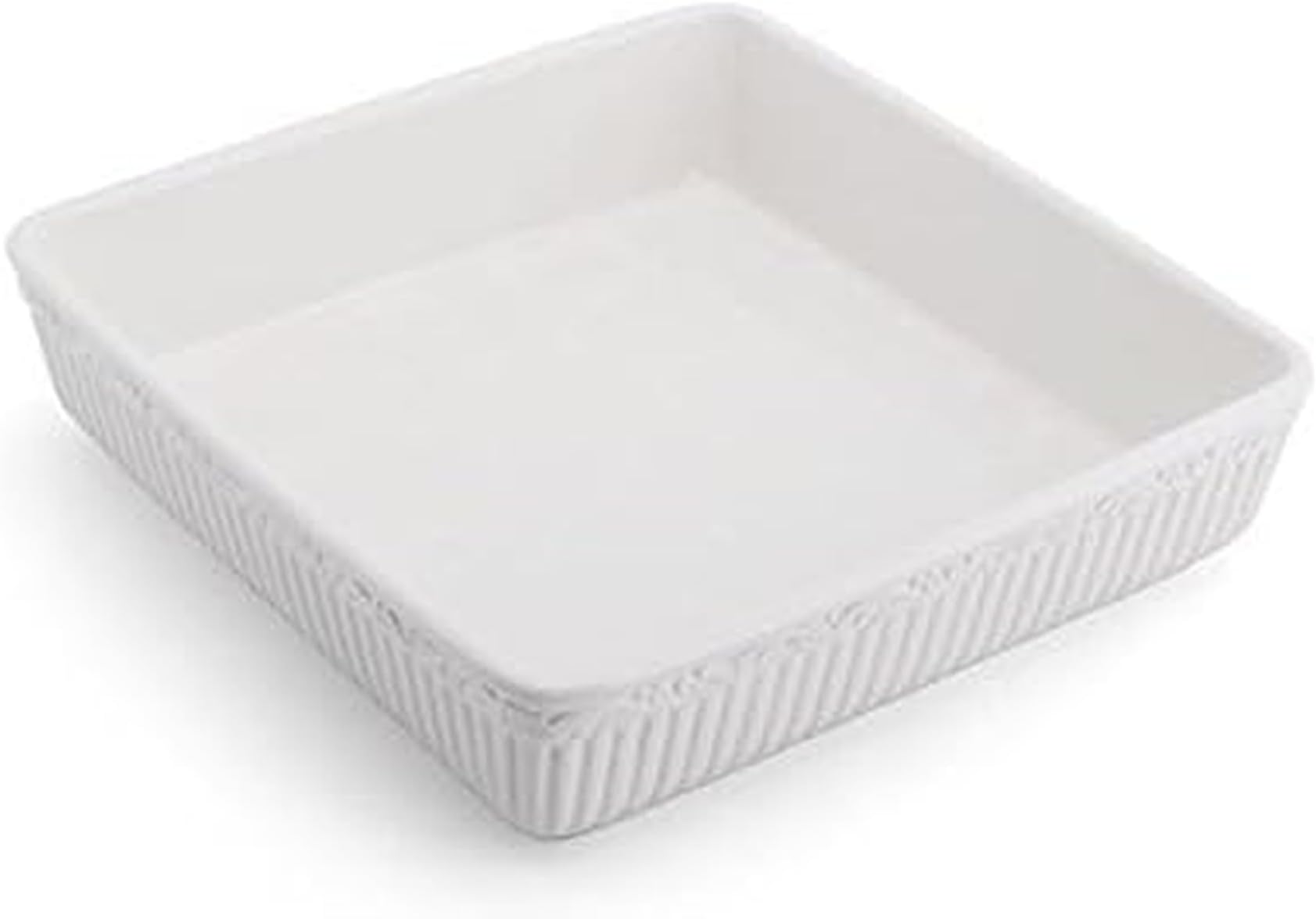 508569 5085649 Countryside Baking Dish, 10", White