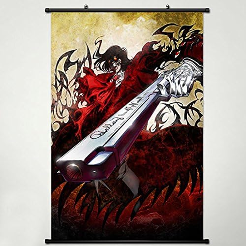 Wall Scroll Poster Fabric Painting for Anime Alucard 003 L