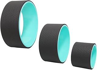Toddmomy Yoga Pose Wheel 1 Set/3pcs Yoga Wheel for Stretching Sports Equipment yoga training wheel yoga wheel massage roller Accessories fitness roller training wheels Backbend artifact