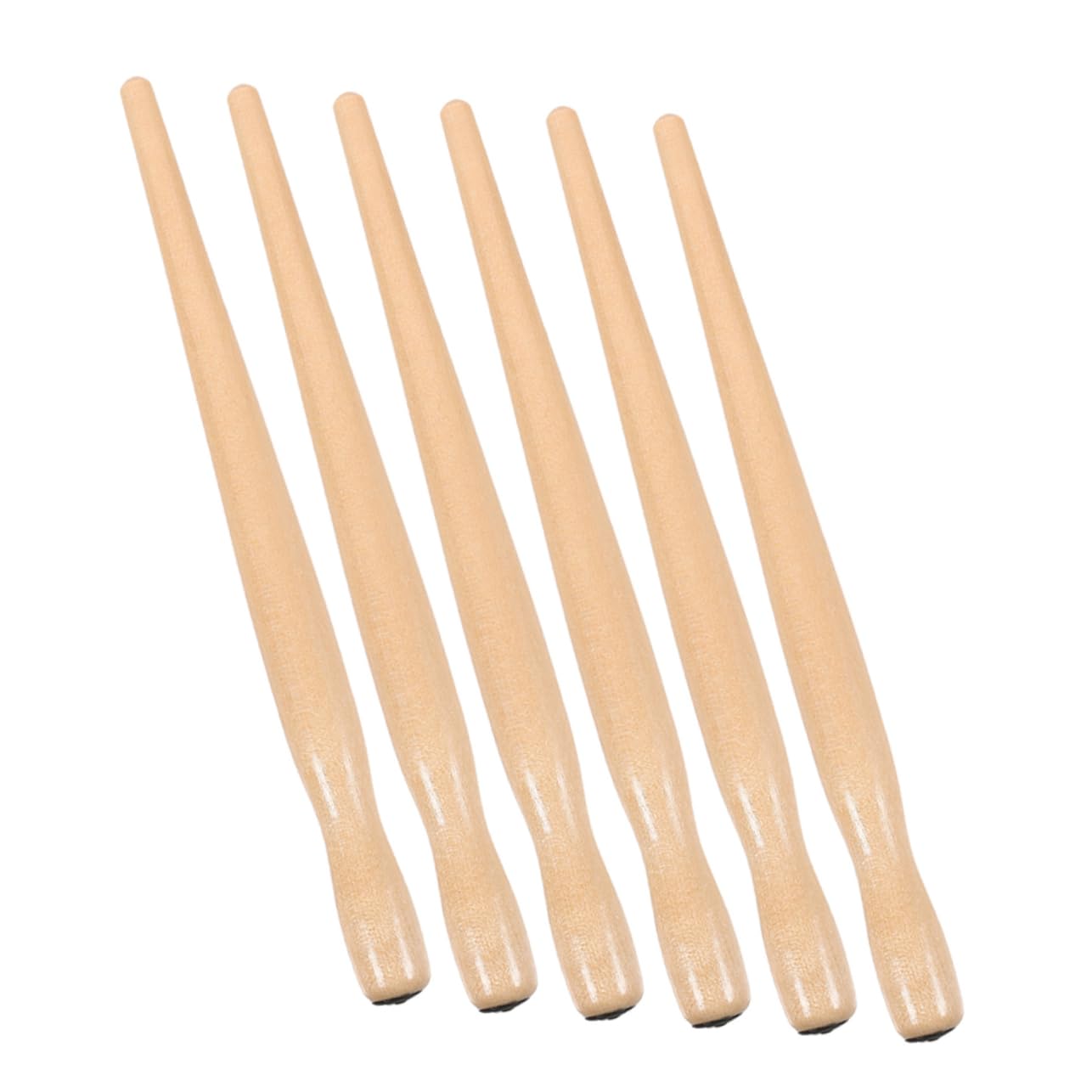 HOMSFOU 6 Pcs Wooden Nibs Holder for Calligraphy Art and Drawing Ergonomic Design for Enhanced Creativity and Skill Development for Art Classes and Personal Projects