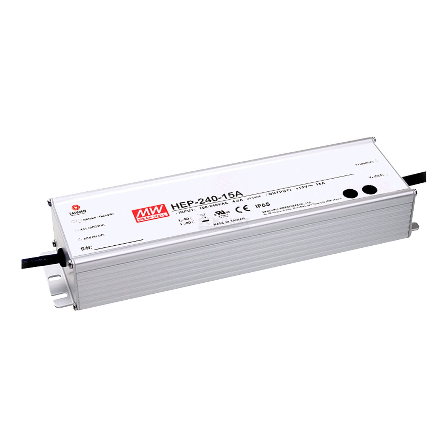 Mean Well HEP-240-12A AC/DC-Einbaunetzteil 16A 240W 12 V/DC offene Kabelenden 1St.