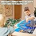 Kusntin Army Men Playset – 117 Pcs Military Toy Soldiers Set with Action Figures, Battle Mat, Tanks, Helicopter, Submarine & Weapon Gear – Army Toys for Boys Ages 4-12, Great Gift for Kids