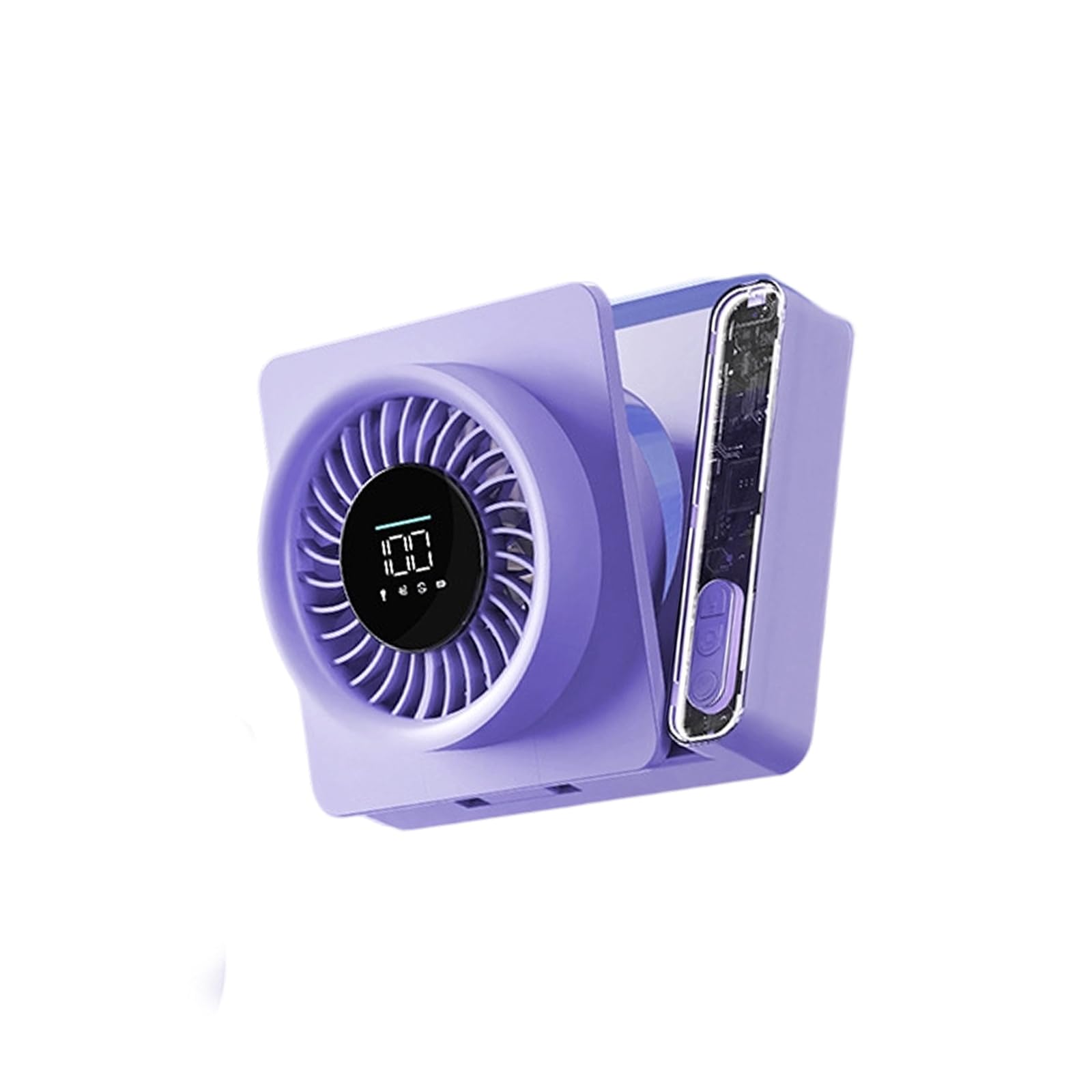 MURYE Portable Rechargeable Small Fan Various Wind Levels 2000mAh Desktop Fan Texture for Computer Travel Camping Powerful